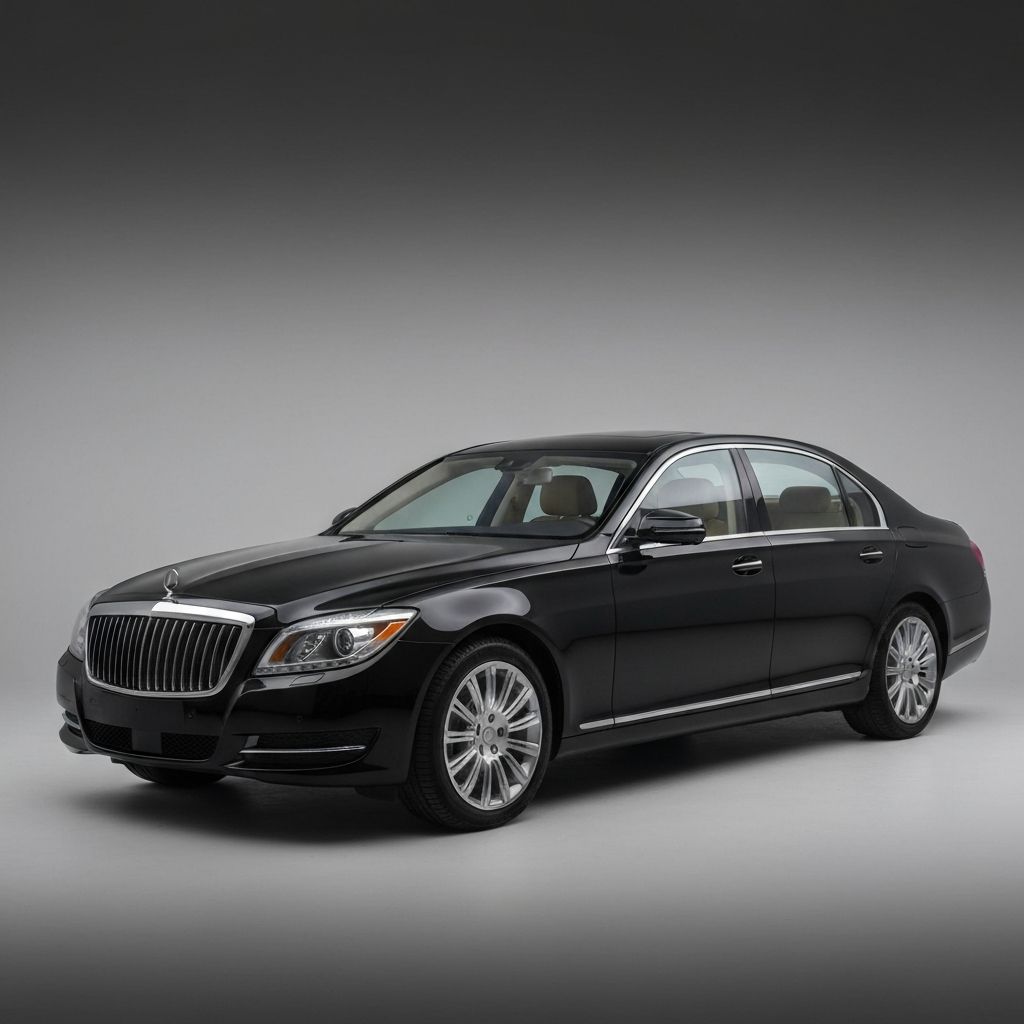 Luxury Black Sedan